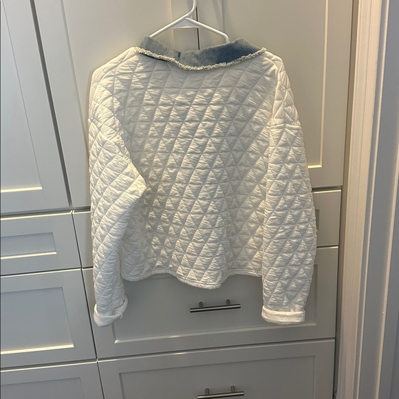 Women's Quilted Denim-Trim Jacket by ee:some - Picture 2 of 2